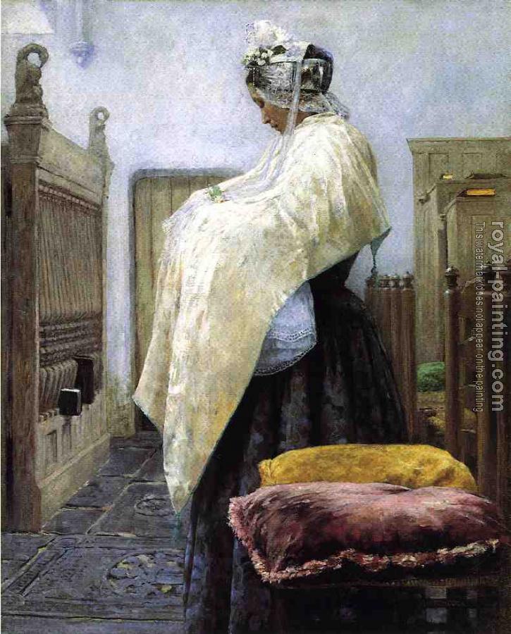 George Hitchcock : The Christening George Hitchcock : The Christening